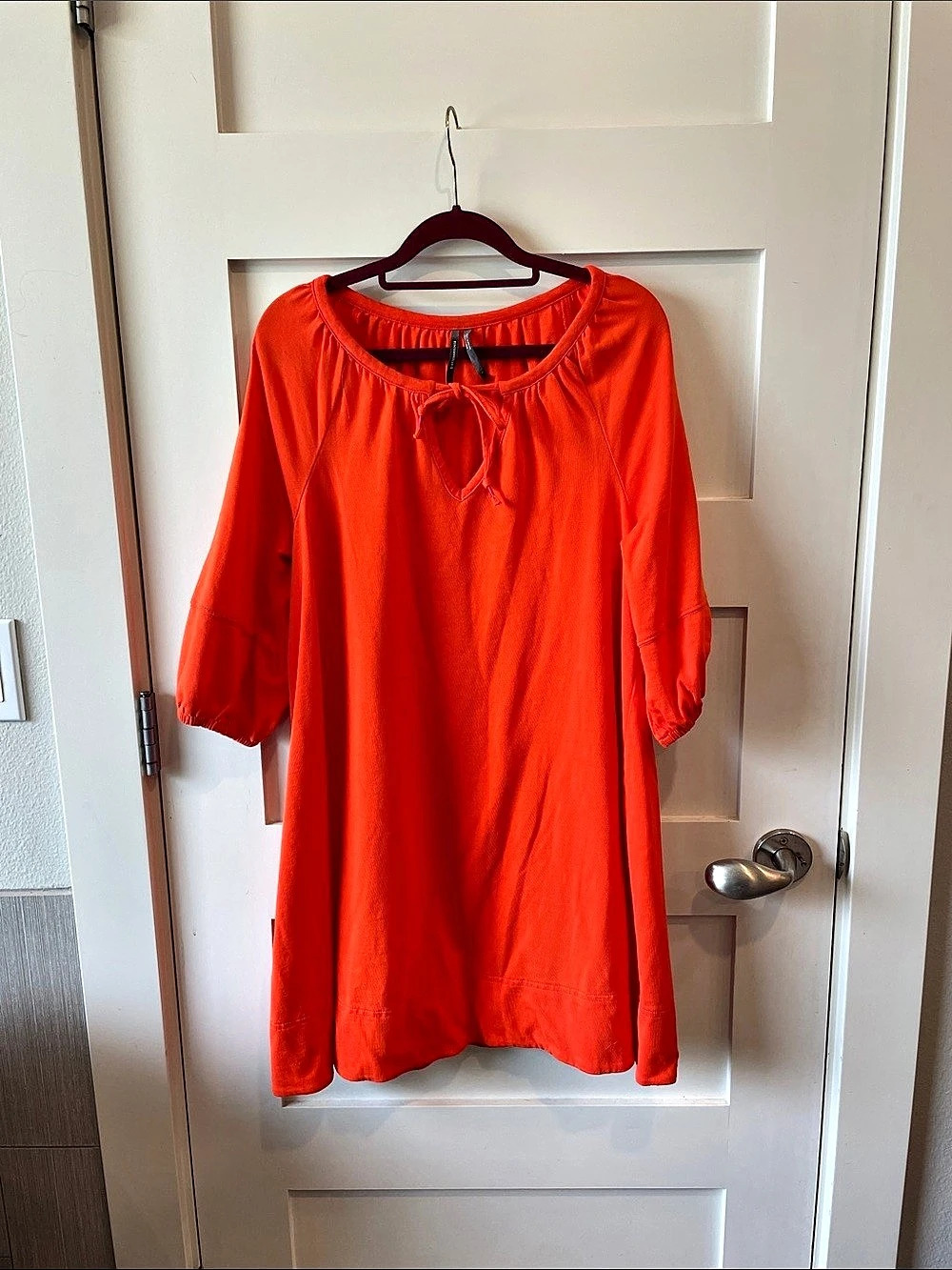 Anthropologie Orange Mini Dress Size Small